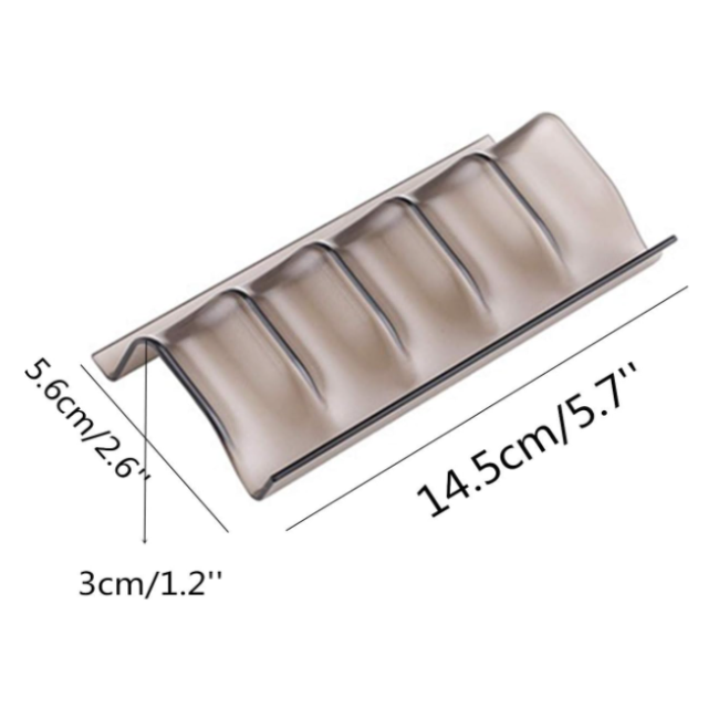 Organizador de gaveta plástico para frascos de 5 a 30 ml (para 5 frascos)