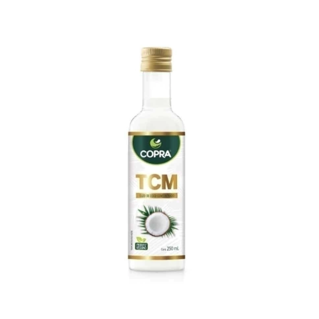 Óleo vegetal de Coco Fracionado (TCM) - 250 ml - 100% puro